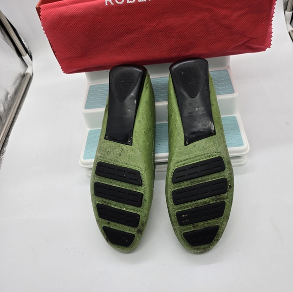 Robert Zur Petra True Glove Loafer Driving Moccasin 8.5 aaaa 4a  Kiwi - Picture 4 of 11